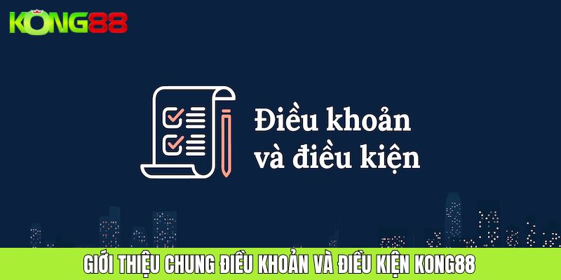 Thông tin chung điều khoản và điều kiện KONG88