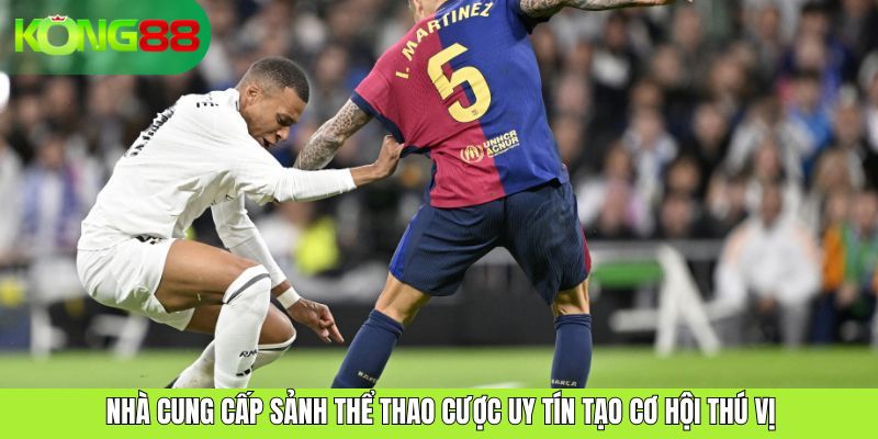 Nhà cung cấp sảnh thể thao cược uy tín tạo cơ hội thú vị