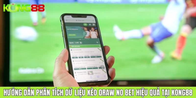 Hướng dẫn phân tích dữ liệu kèo Draw No Bet hiệu quả tại KONG88